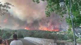 Wildfires fueled by vineyard loss in Durban-Corbieres, France