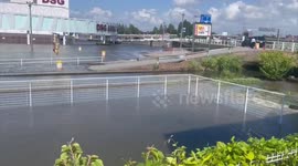 Japan: Torrential Rain Brings Flooding To Toyama