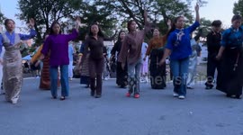 US: Tibetan Cultural 'Gorshey' Dance Circle