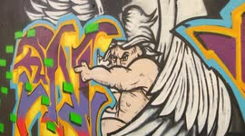 Pristina streets burst with color for international graffiti event