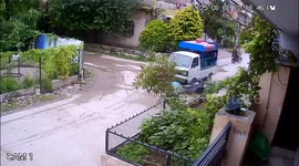 Pakistan: A teenage driver ran over a father and son riding a motorcycle  in Islamabad