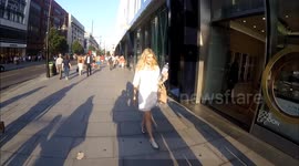 Ashley James attends Folli Follie X Hello Party