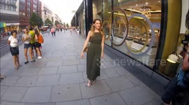 Christina Chong and Charlotte de Carle attend the Folli Follie X Hello Party