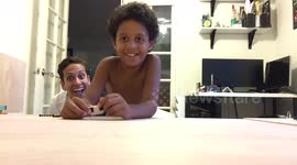 Mother repeatedly interrupts five-year-old son's Lego tutorial