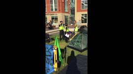 Leicester squatters in Jubilee Square