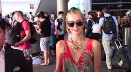 Paris Hilton spotted at LAX Airport in Los Angeles