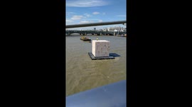 Child on Box river Thames