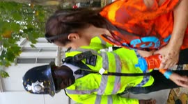 Police having fun at the Nottinghill Carnival 2016