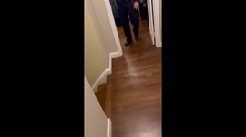 Police Evict Raccoon from Home