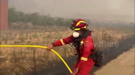 Spain: One fatality in Spain wildfires as authorities declare red alert (2)