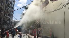 Fire on Nurjahan Road Quickly Contained