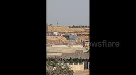 Structures Being Demolished North of East Jerusalem