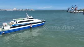 China: Tropical storm Podul makes landfall in Taiwan