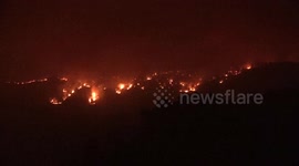 Türkiye: Forest fire continues in Türkiye’s Mersin