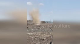 Spectacular Dust Devil Whirls Across Holt Heath: A Rare UK Phenomenon