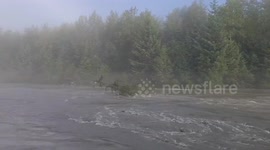 US: Mendenhall River Surging To Record Flood Levels In Juneau