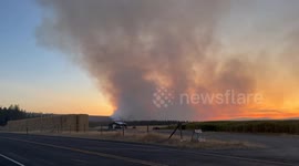 US: Crescent Road Fire