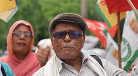 India: Indian farmers protest against fresh US tariff threat