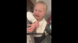 kids cry cause mammy kisses daddy