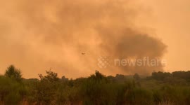 Spain: New blaze erupts in Ourense as deadly wildfires sweep northwest Spain