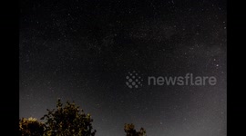 Perseid Meteor Shower Timelapse: Dazzling Display Over North Yorkshire