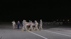 Air Force Carries Home Fallen Norfolk Airman Arrington