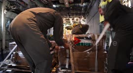 Jordanian Airdrop Aid in Gaza