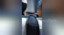 Staff find stash of illegal liquor on train in India