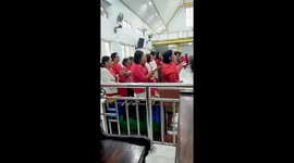 Churchgoers injured when earthquake shakes building during Sunday mass