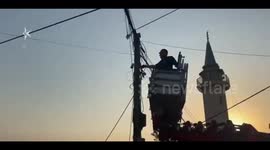 Israel: The police in Coastal Brigade dismantled dozens of illegal surveillance cameras in Umm al-Fahm