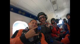 Skydiver Loses Control During Free Fall