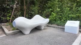 China: Recycled food containers get new life as public furniture in Shanghai