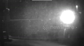 Japan: Fireball Lights Up Sky in Shimabara