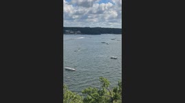 2025 Lake of the Ozarks Shootout Poker run. View from our condo. Video taken by Mark Nash from Leavenworth Kansas