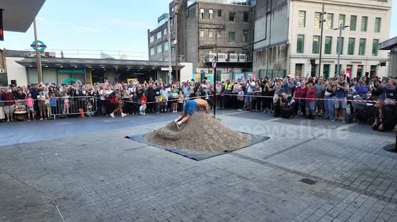 Its Raining Men Literally in Woolwich