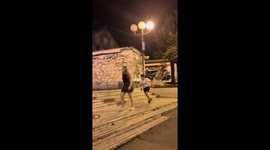 When the little dude thinks he’s the boss