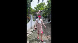 Emirates air hostess has emotional reunion with family after a year away