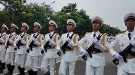 China: Soldiers training for V-Day parade pledge to uphold peace