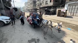 Palestinians forced to migrate to Gaza City due to Israeli attacks on Jabalia