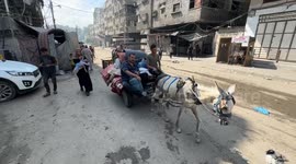 Palestinians forced to migrate to Gaza City due to Israeli attacks on Jabalia