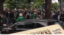 Mass Riots Happened in Indonesia on 25 th August 2025 infront of the National Parliament