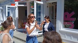 Brooke Shields Hosts A Summer Pop-Up Event In East Hampton