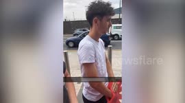 Instant karma man chips tooth in half escaping friend he slapped in face