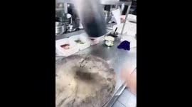 Man Spins the Cleaver