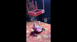 A Woman Performing Acrobatics