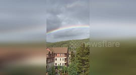 Rainbow Arcs Over Breckenridge After Violent Storms
