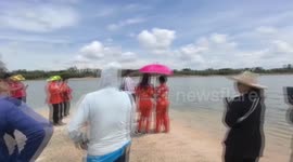 Schoolgirl, 6, drowns while cooling off in reservoir in Thailand