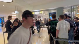 Fans line up for Lil Yachty store appearance in Parramatta, Australia