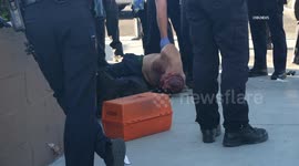 US, Los Angeles: Reseda Suspect Assaults Woman at Minimart With Sound On Tape