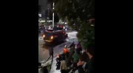 Pendemo di Jakarta di tabrak mobil polisi hingga tewas di tempat